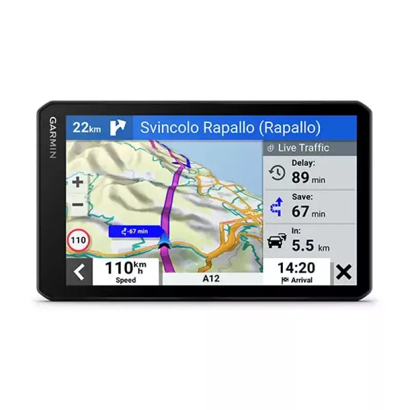 Garmin DriveCam 76 EU navegador GPS/Galileo de 6,95" (17,6 cm) con cámara de salpicadero integrada, 1080p, 140°, Wi-Fi