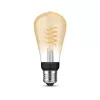 Bombilla inteligente Philips ST64 Edison E27 Bluetooth/Zigbee, 7 W, transparente, 60×135 mm