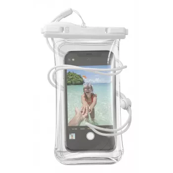 Funda Cellularline Voyager Universal 80 x 165 mm blanco