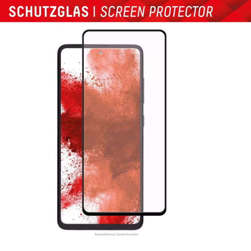 Protector de pantalla Displex Full Cover (10H) para Samsung Galaxy A54 5G, marco de montaje Eco, Full Cover