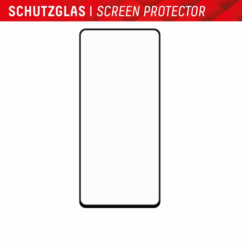 Protector de pantalla Displex Full Cover (10H) para Samsung Galaxy A54 5G, marco de montaje Eco, Full Cover