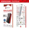 Displex Privacy Screen Protector (10H) para Apple iPhone 15/15 Pro, marco de montaje Eco, filtro de privacidad