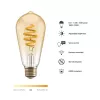 Bombilla inteligente Hombli HBEB-0212 Wi‑Fi 5,5 W, dorado, clase de eficiencia energética A–G, Ø61×142 mm
