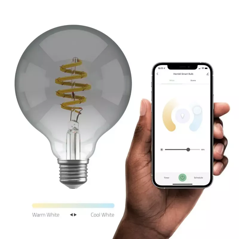 Hombli HBEB-0311 iluminación inteligente bombilla inteligente Wi-Fi 5.5 W