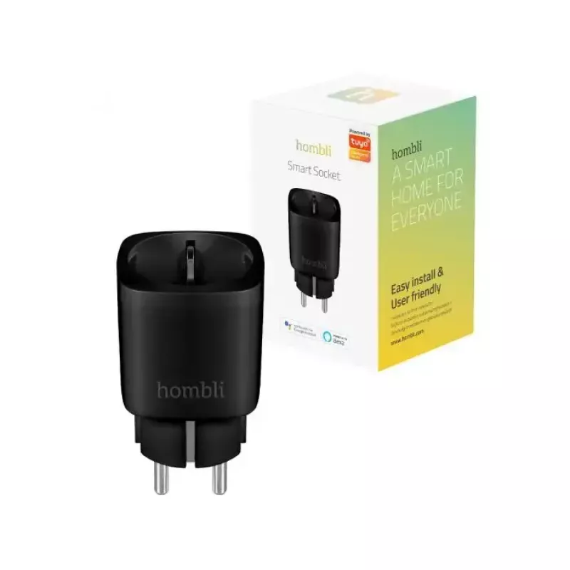 Hombli HBSS-0100 enchufe inteligente, EU, negro