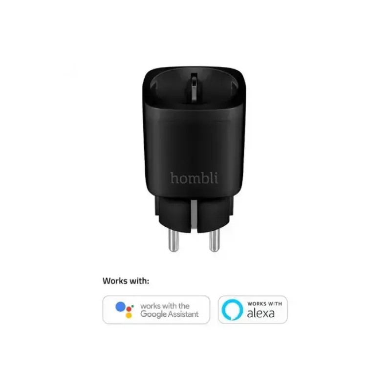Hombli HBSS-0100 enchufe inteligente, EU, negro