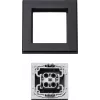 Tapa para interruptor eléctrico Homematic IP 156171A0, gris, 86×86×16 mm