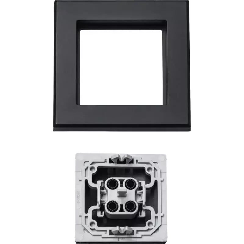 Tapa para interruptor eléctrico Homematic IP 156171A0, gris, 86×86×16 mm