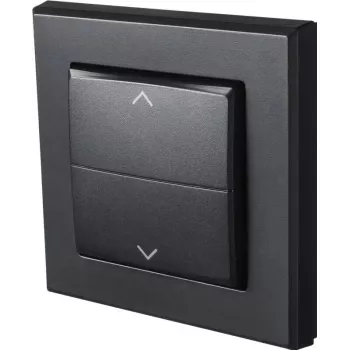 Tapa para interruptor eléctrico Homematic IP 156171A0, gris, 86×86×16 mm