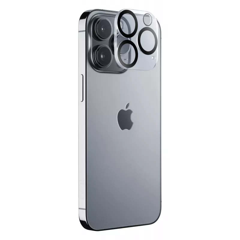 Lente de cámara Cellularline - iPhone 15 Pro / 15 Pro Max protección para la cámara