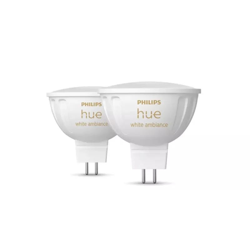 Foco LED inteligente Philips Hue White Ambience MR16, GU53, 5,1 W, Bluetooth/Zigbee