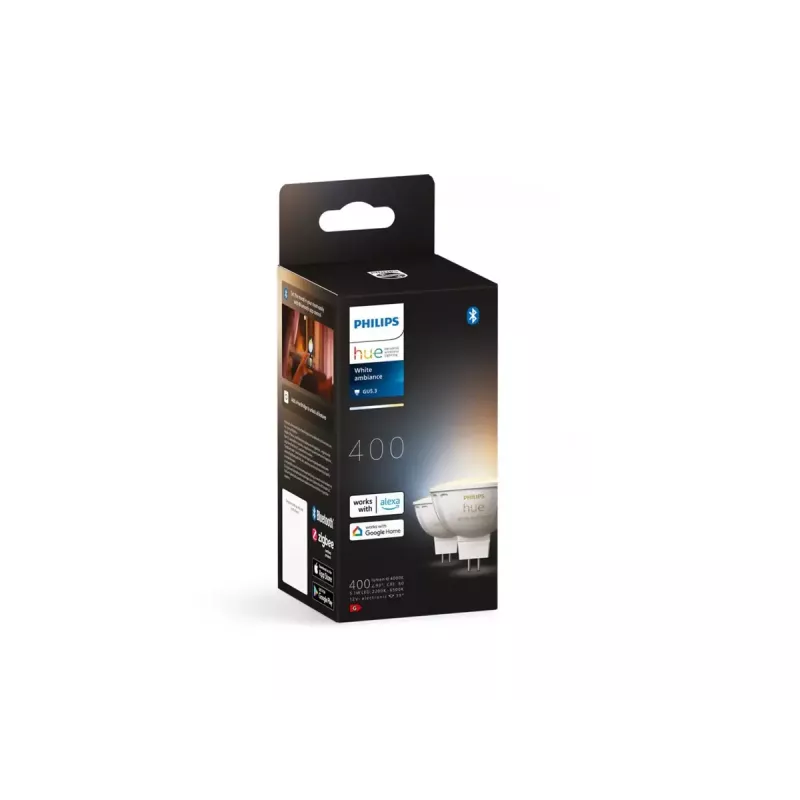 Foco LED inteligente Philips Hue White Ambience MR16, GU53, 5,1 W, Bluetooth/Zigbee