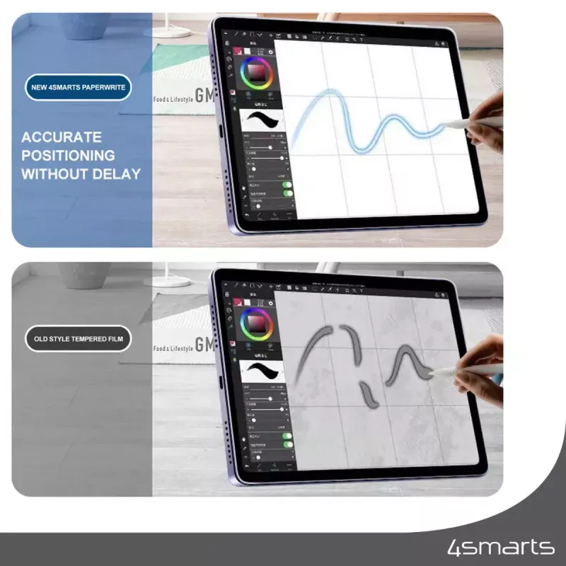 Protector de pantalla antirreflejos 4smarts Paperwrite para Apple iPad 10.2