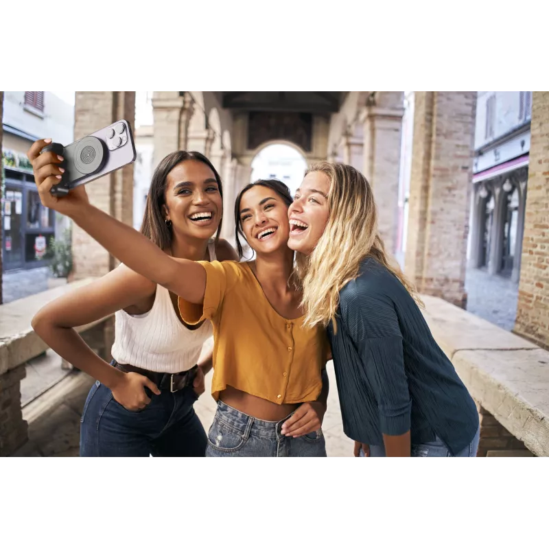 Soporte magnético Bluetooth Cellularline Pics Mag para grabaciones con smartphone