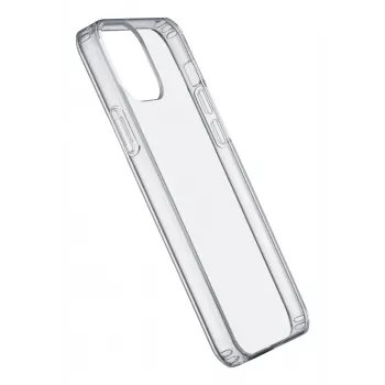 Cellularline Clear Protect - iPhone 12/12 Pro carcasa rígida con bordes de goma
