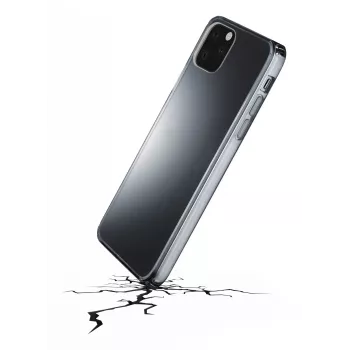 Cellularline Clear Protect - iPhone 12/12 Pro carcasa rígida con bordes de goma