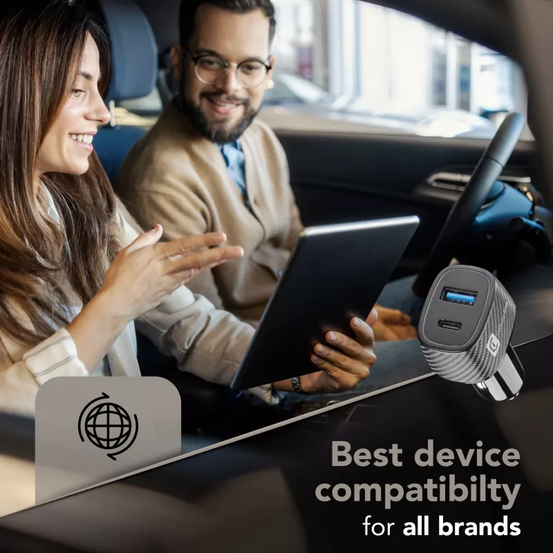 Cargador de coche Cellularline Multipower Ultra cargador rápido universal