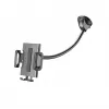 Sourcing Cellularline Hug Flexi XL soporte pasivo universal con ventosa para móviles, negro/gris
