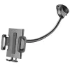Sourcing Cellularline Hug Flexi XL soporte pasivo universal con ventosa para móviles, negro/gris