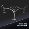 Sourcing Cellularline Hug Flexi XL soporte pasivo universal con ventosa para móviles, negro/gris