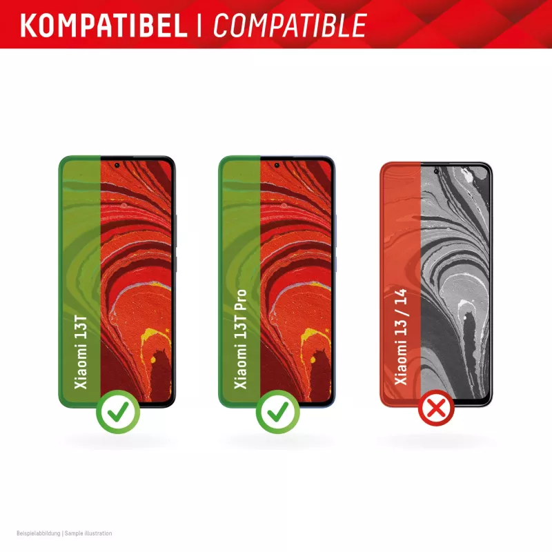 Displex vidrio protector de pantalla (10H) para Xiaomi 13/13T Pro, marco de montaje Eco, antirrayaduras