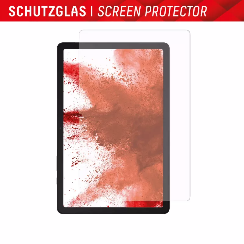 Displex Tablet Glass (9H) para Samsung Galaxy Tab A11+/A9+, marco de montaje Eco, irrompible