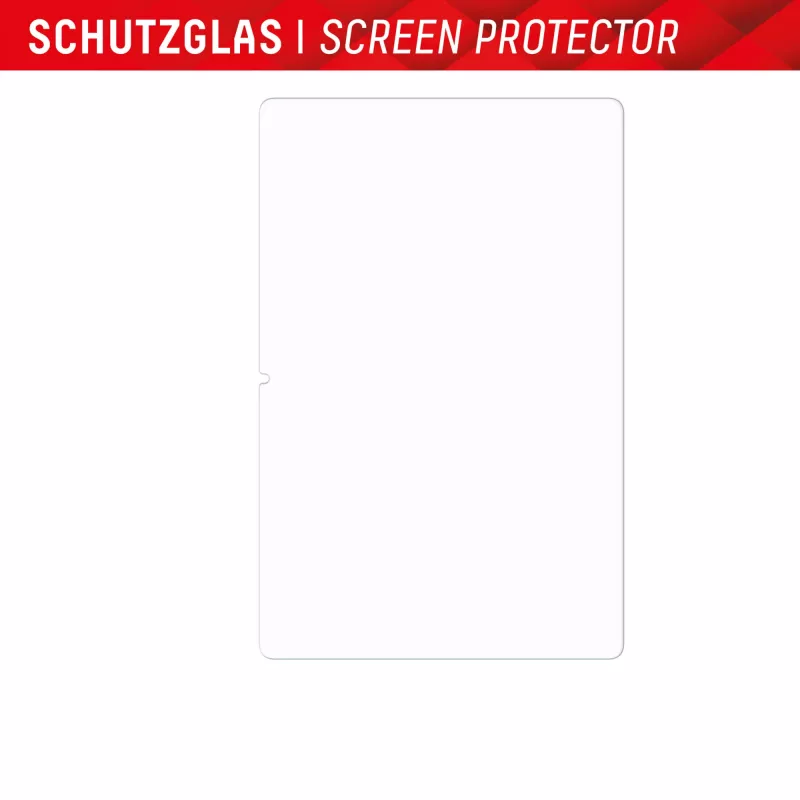 Displex Tablet Glass (9H) para Samsung Galaxy Tab A11+/A9+, marco de montaje Eco, irrompible
