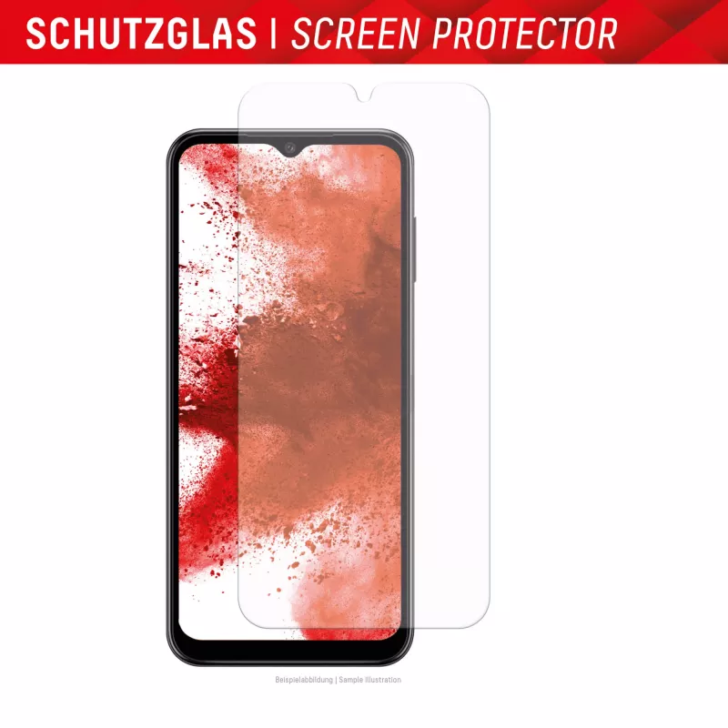 Displex lámina protectora de pantalla (10H) para Samsung A15/A15 5G, marco de montaje Eco, antirrayaduras
