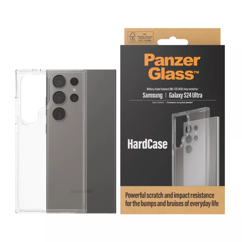 PanzerGlass ® HardCase transparente Samsung Galaxy S24 Ultra, funda, Samsung, Samsung - Galaxy S24 Ultra, transparente