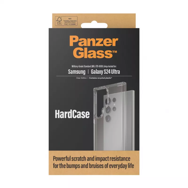 PanzerGlass ® HardCase transparente Samsung Galaxy S24 Ultra, funda, Samsung, Samsung - Galaxy S24 Ultra, transparente