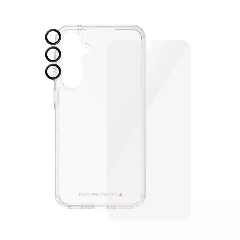 PanzerGlass ® pack de protección 3 en 1 Samsung Galaxy A35 5G | Ultra-Wide Fit con EasyAligner