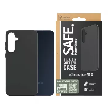 PanzerGlass SAFE. by ® funda TPU Samsung Galaxy A55 5G | negro