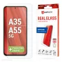Protector de pantalla Displex (10H) para Samsung Galaxy A35/A55 5G, marco de montaje Eco, resistente a arañazos