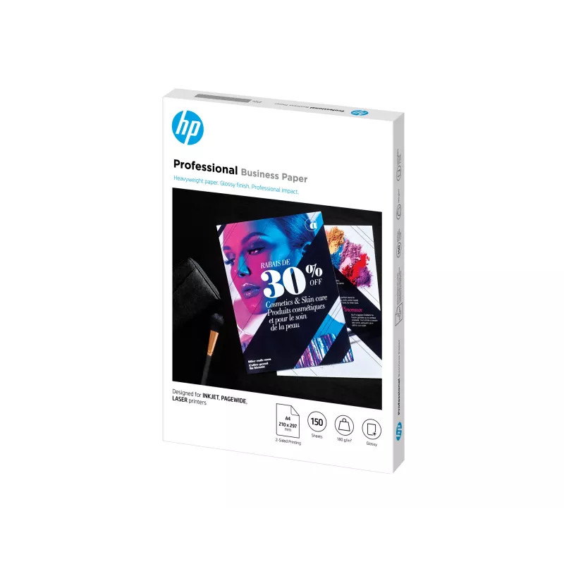 HP Professional Business Paper Glossy 180 g/m² A4 (210 x 297 mm) 150 hojas