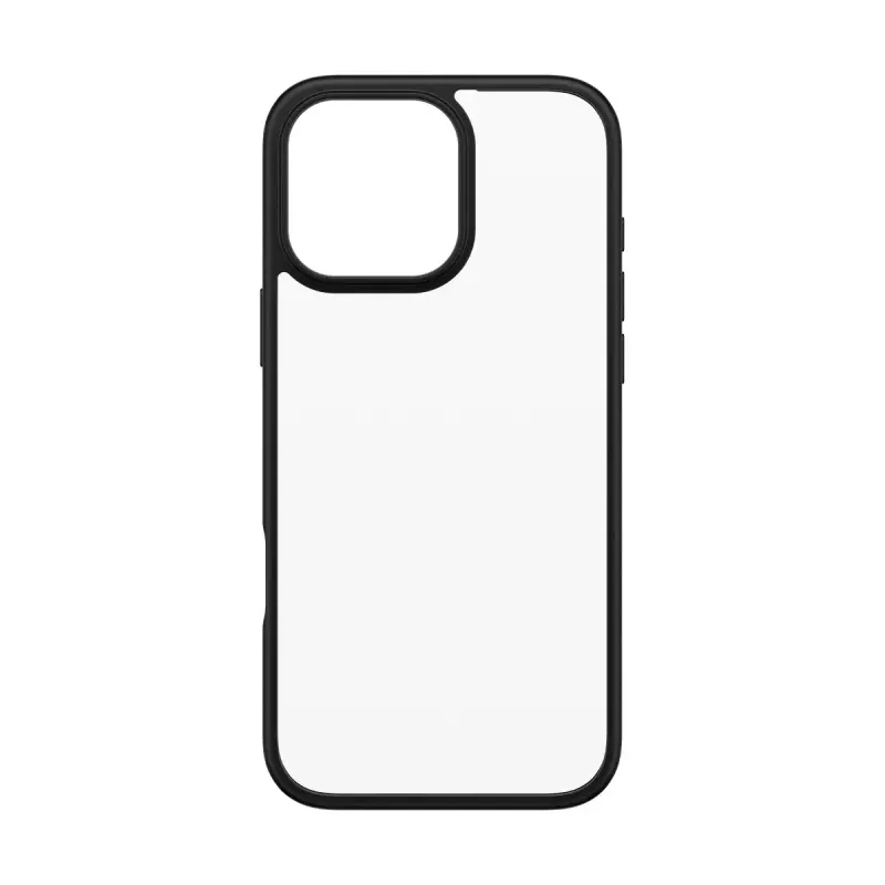 Funda PanzerGlass® HardCase transparente con marco negro iPhone 16 Pro Max