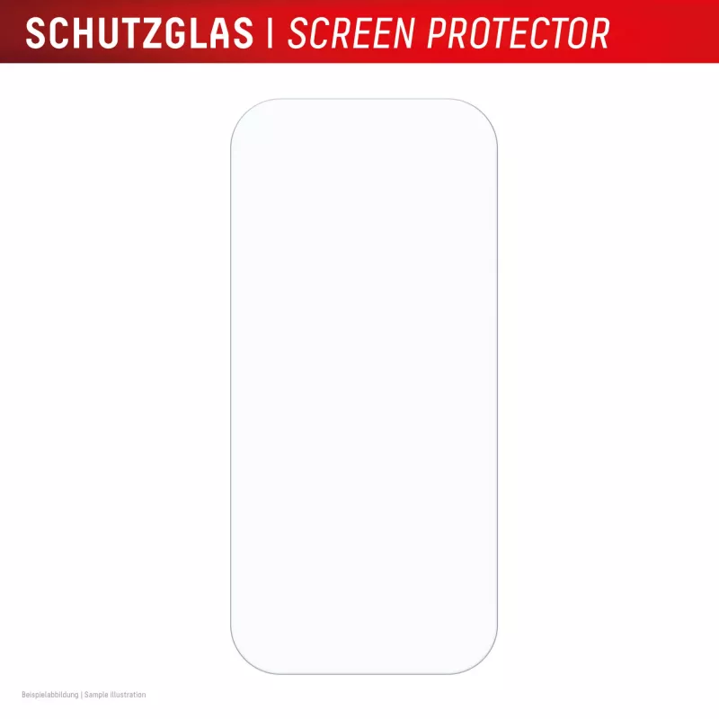 Displex Smart Glass (9H) para Apple iPhone 16 Pro, adhesivo de montaje, irrompible