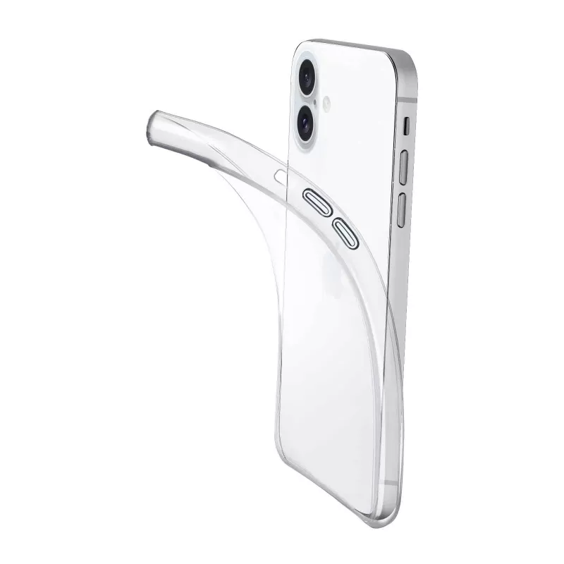 Cellularline FINECIPH16T Fine Case funda para iPhone 16, transparente