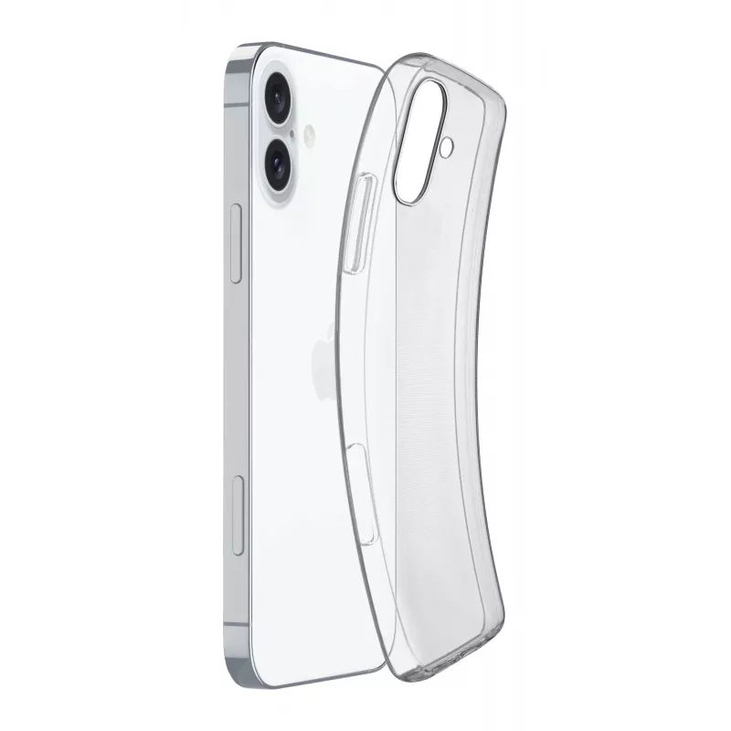 Cellularline FINECIPH16T Fine Case funda para iPhone 16, transparente