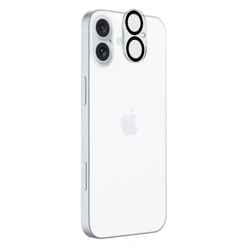 Objetivo de cámara Cellularline - iPhone 16 Protección Transparente Antirrayaduras Antigolpes