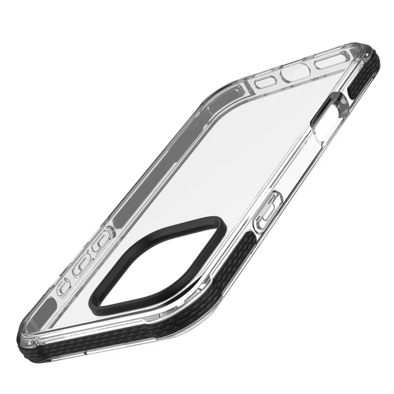 Cellularline Strong Guard funda para iPhone 16 Pro, transparente