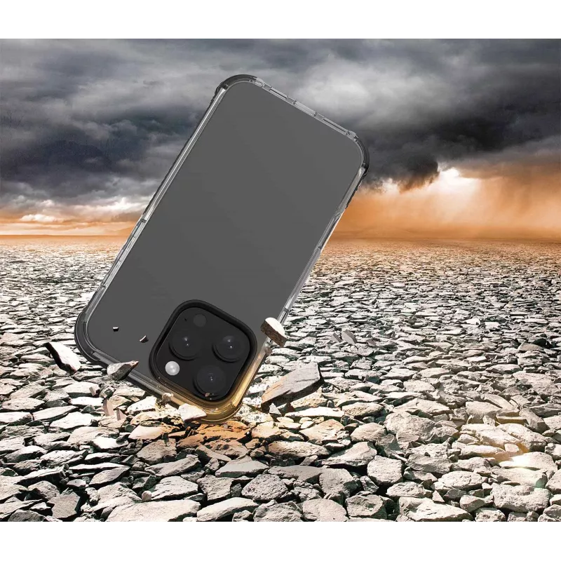 Cellularline Strong Guard funda para iPhone 16 Pro, transparente