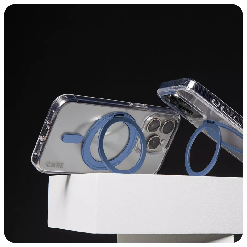 Funda PanzerGlass 1317 para móvil azul transparente para iPhone 16 Pro 6,3