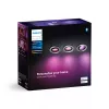 Philips Hue White and Colour Ambience pack de 3 focos empotrables Centura