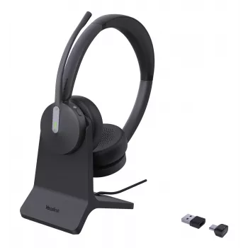 Auriculares Yealink BH70 Dual con base Teams USB-C/A