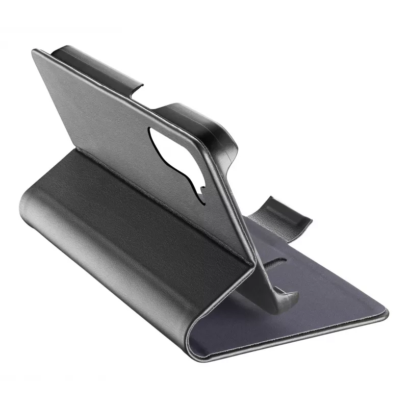 Funda tipo libro Cellularline Book para Galaxy S24 FE con compartimento para tarjetas y cierre magnético