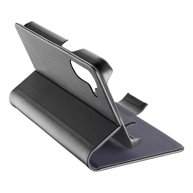 Funda tipo libro Cellularline Book para Galaxy S24 FE con compartimento para tarjetas y cierre magnético