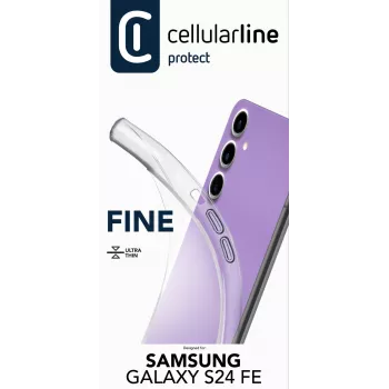 Funda Cellularline Galaxy S24 Fe 17 cm transparente