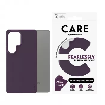 Funda PanzerGlass CARE™ by ® Case Plum morada para Samsung Galaxy S25 Ultra
