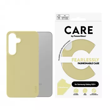 PanzerGlass CARE™ by ® Case Chardonnay Samsung Galaxy S25+, funda, Samsung, Samsung - Galaxy S25+, amarillo
