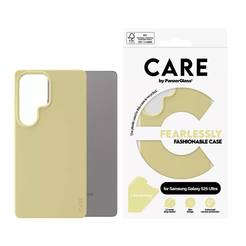 Funda PanzerGlass CARE™ by ® Case Chardonnay para Samsung Galaxy S25 Ultra
